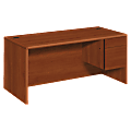 HON® 10700 66"W Right-Pedestal Computer Desk, Cognac 1 thumbnail image