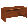 HON® 10700 66"W Right-Pedestal Computer Desk, Cognac