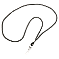SKILCRAFT® Lanyard With J-Hook, 36", Black, Pack Of 12 (AbilityOne 8455-01-645-2730) 1 thumbnail image