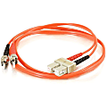 C2G SC-ST 62.5/125 OM1 Duplex Multimode Fiber Optic Cable (TAA Compliant) - Patch cable - TAA Compliant - SC multi-mode (M) to ST multi-mode (M) - 6 m - fiber optic - duplex - 62.5 / 125 micron - OM1 - orange