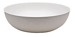 Cambro Camwear Round Ribbed Bowls, 15", White, Set Of 4 Bowls 1 thumbnail image