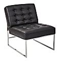 Ave Six Anthony Guest Chair, Black/Chrome