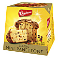 Bauducco Foods Mini Classic Panettone, 2.8 oz, Case of 24 Boxes