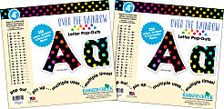 Barker Creek Letter Pop-Outs, 4", Over The Rainbow, Pack Of 510 1 thumbnail image