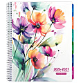 2026-2027 Excello Brands Weekly/Monthly Academic Year Teacher Planner, 8-1/2" x 11", Rainbow Floral, August To July, Total Qty 1 1 thumbnail image