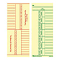 TOPS® Time Cards (Replaces Original Card K14-15), Named Days, 2-Sided, 8 1/4" x 3 3/8", Box Of 500