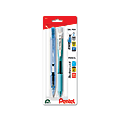 EnerGel-X, Techniclick Pen and Pencil Set, 0.7mm, White/Blue, 2-Pk 1 thumbnail image