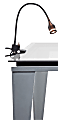 Adesso® Prospect LED Clip Lamp, Adjustable Height, 13 3/4"H, Black 1 thumbnail image