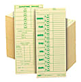 TOPS® Time Cards (Replaces Original Card 331-10), Named Days, 2-Sided, 8 1/2" x 3 1/2", Box Of 500 1 thumbnail image