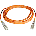 Tripp Lite 152M Duplex Multimode 50/125 Fiber Optic Patch Cable LC/LC 500' 500ft 152 Meter, N520152M 1 thumbnail image