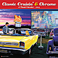 2024 Willow Creek Press Hobbies Monthly Wall Calendar, 12" x 12", Classic Cruisin' & Chrome, January To December