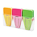 Clip-rite™ Clip-Tabs, 1 1/4", Green/Orange/Pink, 24 Clip-Tabs Per Pack, Set Of 6