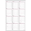2025 Office Depot Brand Yearly Wall Calendar, 24" x 36", Traditional, January 2025 To December 2025, OD301428