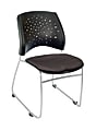 OFM Stars Series Stack Chair, Fabric, 32 1/4"H x 21 3/4"W x 23"D, Slate Gray/Gray, Set Of 4