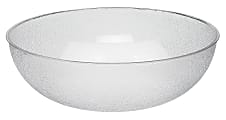 Cambro Camwear Round Pebbled Bowls, 23", Clear, Set Of 4 Bowls