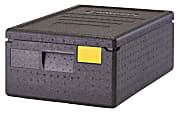 Cambro Cam GoBox GN 1/1 4" Top Loading Food Transporter, 8-1/2"H x 15-3/4"W x 23-5/8"D, Black 1 thumbnail image
