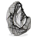 Genuine Joe Black Nylon Hair Net - Recommended for: Food Handling, Food Processing - Size Large - 21" Stretched Diameter - 85135CT 1 thumbnail image