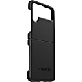 OtterBox Galaxy Z Flip3 5G Thin Flex Series Antimicrobial Case - For Samsung Galaxy Z Flip3 5G Smartphone - Black - Bacterial Resistant, Damage Resistant, Drop Resistant, Scrape Resistant - Synthetic Rubber, Polycarbonate, Plastic - Retail