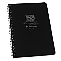 Rite In The Rain All-Weather Undated Weekly Calendar/Planners, 4-5/8” x 7”, Black, Case Of 6 Planners
