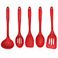 Better Houseware 5-Piece Silicone Cooking Utensils, Red 1 thumbnail image