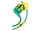 GOgroove AudiOHM Earbud Headphones With Hands-Free Mic, Green 1 thumbnail image