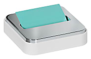 Post-it® Notes Steel-Top Pop-Up Note Dispenser, 3" x 3" Note - 45 Sheet Note Capacity - White