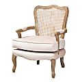 Baxton Studio 9494 Armchair, Light Beige