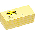 Post-it® Notes Original Notepads, 1 3/8" x 1 7/8" ,12 Pads, 100 Sheets per Pad - 653YWBD 1 thumbnail image
