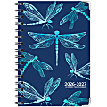 2026-2027 Excello Brands 14-Month Academic Year Hardcover Weekly/Monthly Fashion Planner, 5-1/2" x 8", Dragonflies, May To June, Total Qty 1 1 thumbnail image