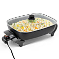 MegaChef Electric Fry Pan With Non-Stick Coating, 3-3/8”H x 12-3/8”W x 15”D 1 thumbnail image