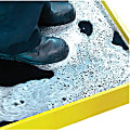 Crown Mats Disinfectant Boot Bath Mat, 32" x 39", Black/Yellow