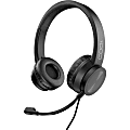 CODi Voice-Isolating Stereo USB-A Headset - Stereo - USB Type A - Wired - Over-the-head - Binaural - Ear-cup - 5 ft Cable - Noise Cancelling - Black
