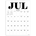 TF Publishing Medium Art Poster Monthly Wall Calendar, 17" x 12", Letters, July 2021 To June 2022 1 thumbnail image