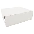 SCT® Bakery Boxes, 12" x 12" x 4", White, Pack Of 100 Boxes 1 thumbnail image