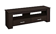 Monarch Specialties Liam TV Stand, 16-1/4"H x 47-1/4"W x 15-1/2"D, Cappuccino
