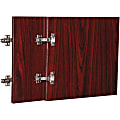 Lorell® Essentials Series Hutch Door, For 30"W Wall Mount Open Hutch, Mahogany 1 thumbnail image
