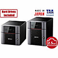 Buffalo TeraStation 3420DN Desktop 16 TB NAS Hard Drives Included - Annapurna Labs Alpine AL-214 1.40 GHz - 4 x HDD Supported - 4 x HDD Installed - 16 TB Installed HDD Capacity - 1 GB RAM DDR3 SDRAM - Serial ATA/600 Controller