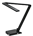 Realspace™ Extendable LED Task Lamp, Adjustable, 25"H, Black
