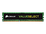 Corsair ValueSelect 4GB DDR3 SDRAM Memory Module - For Desktop PC - 4 GB (1 x 4GB) - DDR3-1600/PC3-12800 DDR3 SDRAM - 1600 MHz - CL11 - 1.50 V - Unbuffered - 240-pin - DIMM - Lifetime Warranty