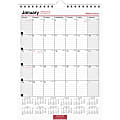 Office Depot® Brand Monthly Wall Calendar, 8" x 11", White, January 2023 To December 2023, OD301328