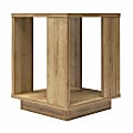 Ameriwood Home Knowle Contemporary Side Table, 19-1/2"H x 15-9/16"W x 15-9/16"D, Natural