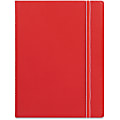 Filofax® A5 Refillable Notebook, Wirebound, 8-1/2" x 6-6/16", 56 Sheets, Leatherette, Red