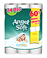 Angel Soft 2-Ply Bathroom Tissue, 198' Roll, Pack of 24 Rolls