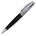 Monteverde® Invincia™ Ballpoint Pen, Chrome, Medium Point, 0.8 mm, Black Barrel, Black Ink