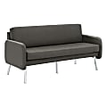 Office Star Lounge Sofa, 33-1/2”H x 63-1/2”W x 28-3/4”D, Smoke 1 thumbnail image