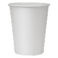 Genuine Joe Polyurethane-Lined Disposable Hot Cups, Single, 8 Oz, White, Pack Of 50