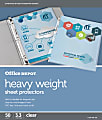 Office Depot® Brand Heavyweight Sheet Protectors, 8-1/2" x 11", Clear, Pack Of 50 1 thumbnail image
