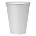 Genuine Joe Polyurethane-Lined Disposable Hot Cups, Single, 12 Oz, White, Pack Of 50 1 thumbnail image