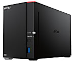 Buffalo LinkStation 720D 4TB Hard Drives Included (2 x 2TB, 2 Bay) - -  1.30 GHz - 2 x HDD Supported - 2 x HDD Installed - 4 TB Installed HDD Capacity - 2 GB RAM - Serial ATA/600 Controller - RAID Supported 0, 1, JBOD - 2 x Total Bays