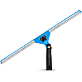 Gritt Commercial Swivel Window Squeegee With Quick Release, 18", Blue/Silver/Black 1 thumbnail image